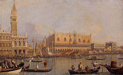 View of the Ducal Palace in Venice Canaletto